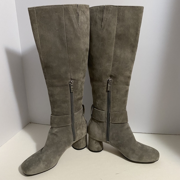 Donald J. Pliner Gray Over the Knee Boots - Picture 5 of 15